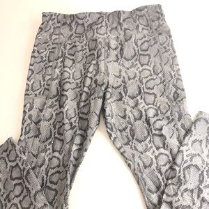 Avia Snakeskin Workout Pants W/ Pockets